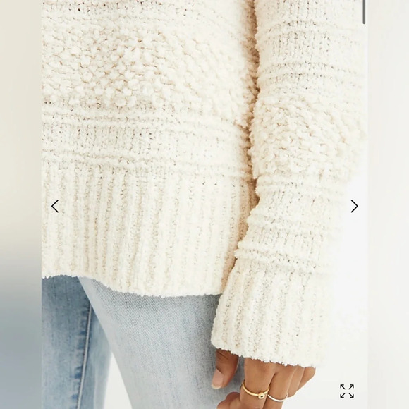 Madewell Bronson Cardigan Sweater. Chunky Textured Knit Soft Comfy Layer. Small - Picture 5 of 14
